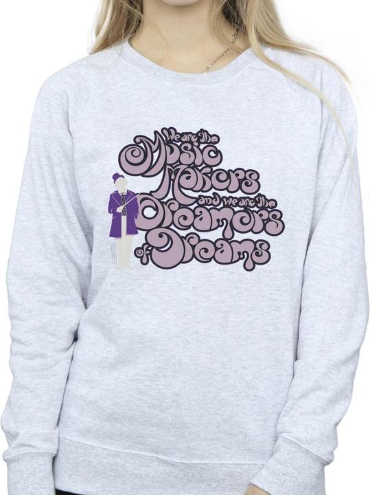 Immagine prodotto Willy Wonka & the Chocolate Factory Dreamers Text Felpa Donna (4XL)