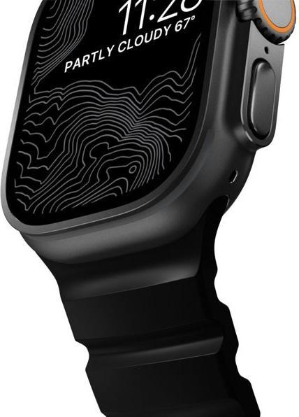 Produktbild Nomad Rocky Point Band 46/49mm Carbon Black Connector Black (Kunststoff)