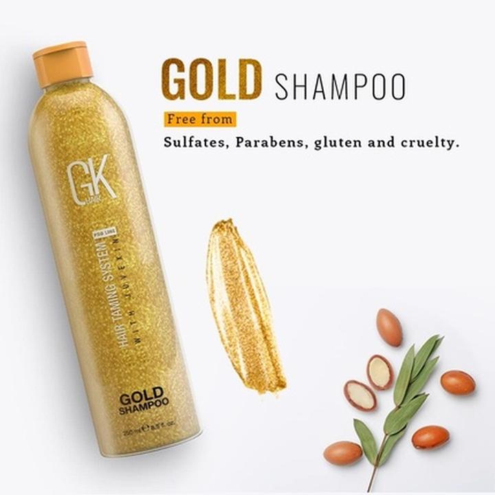 Image du produit Gk Hair Shampoing doré (250 ml, Shampoing liquide)