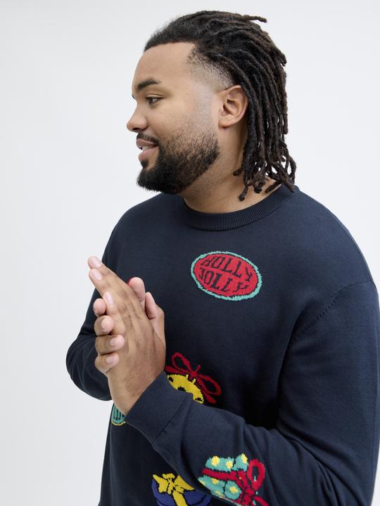 Produktbild Jack & Jones Plus Size Strickpullover Strickpullover (4XL)