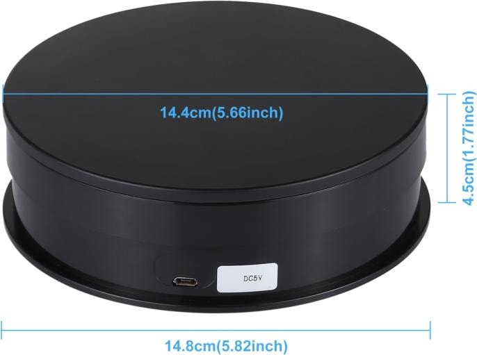 Immagine prodotto Puluz Giradischi elettrico a 360° (Ulteriori accessori)