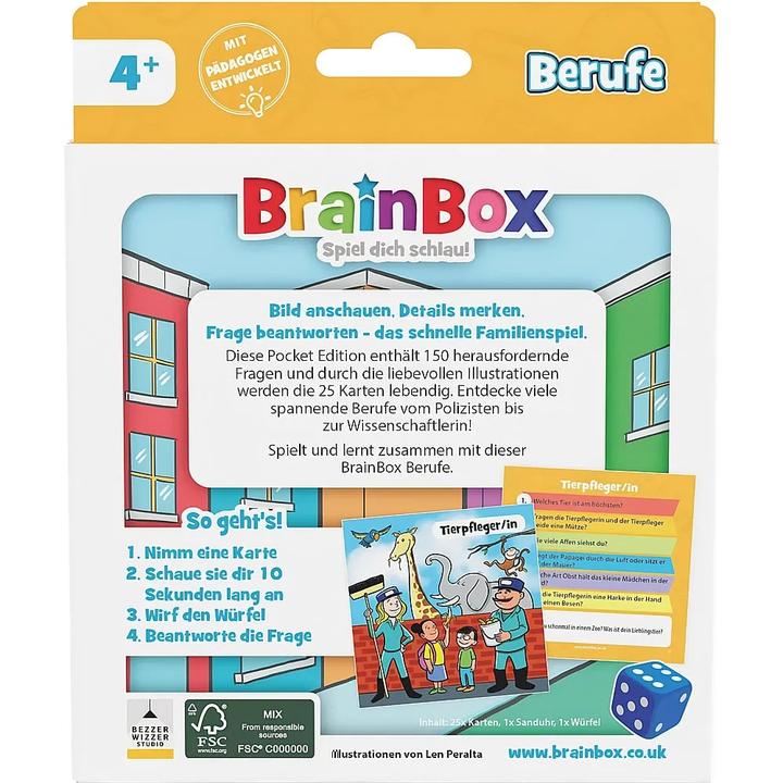 Actual product image Brainbox BB Pocket - Professions (German, 1 - 2 Players)