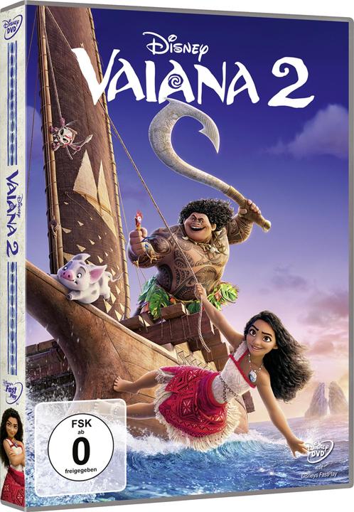 Disney Interactive Studios Vaiana 2 (DVD, 2025, Tedesco, Italiano, Inglese)