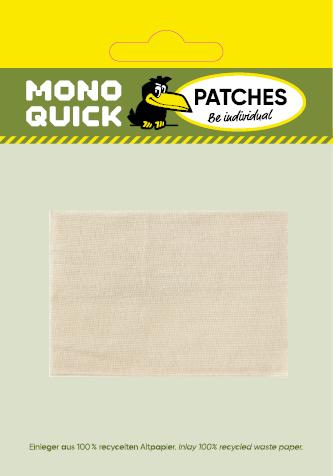 Produktbild Mono Quick Bügelflicken "kochfest & extra leicht" 10x20 cm (1 x)