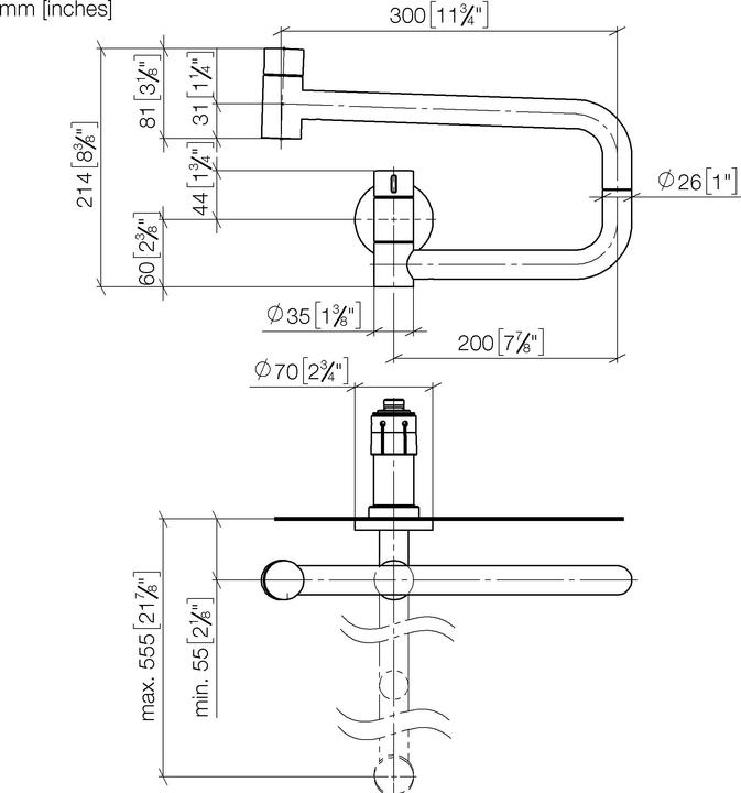 Produktbild Dornbracht 30805875-00 Kaltwasservent. Tara Ultra