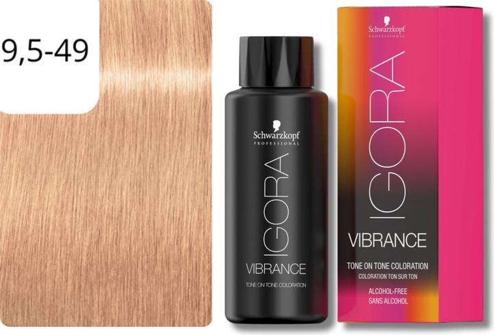Image du produit Schwarzkopf Professional Coloration IGORA VIBRANCE Tone On Tone (9,5-49 Beige Violet)