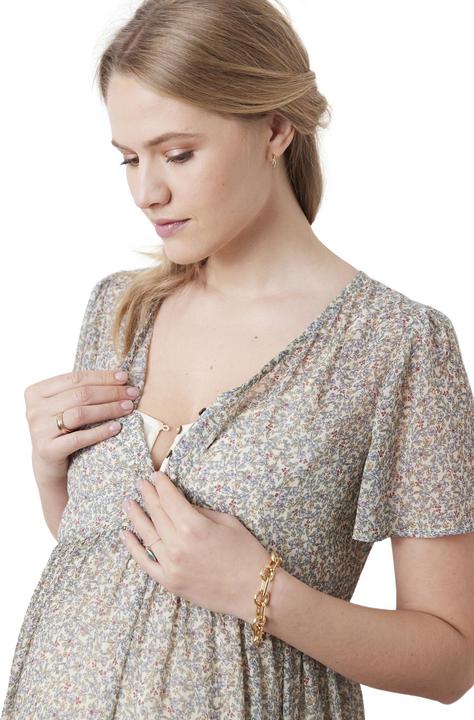 Actual product image Vertbaudet Maxikleid mit Volants für Schwangerschaft & Stillzeit (34)