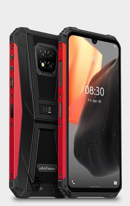 Produktbild Ulefone Armor 8 Pro (128 GB, Schwarz, Rot, 6.10", Hybrid Dual SIM, 4G)
