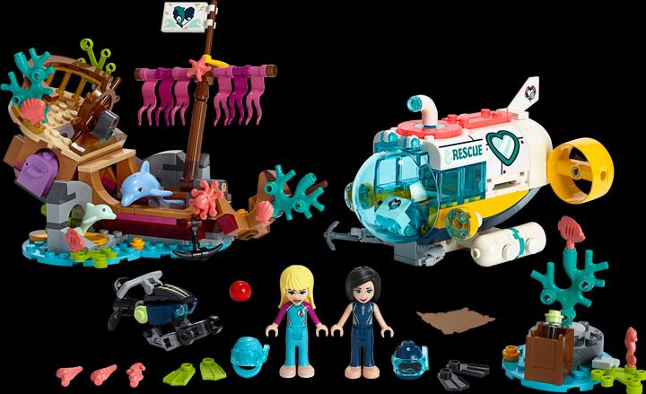 Actual product image LEGO Lifeboat for dolphins (41378, LEGO Friends)