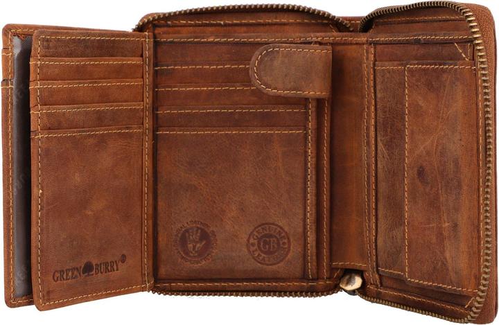 Image du produit Greenburry Porte-monnaie Vintage Signe du zodiaque en cuir 10 cm