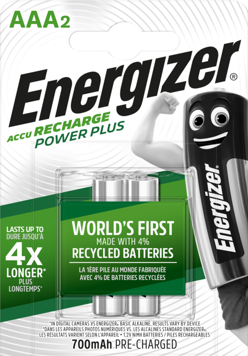 Immagine prodotto Energizer Ricarica Potenza Plus (2 pz., AAA, 700 mAh)
