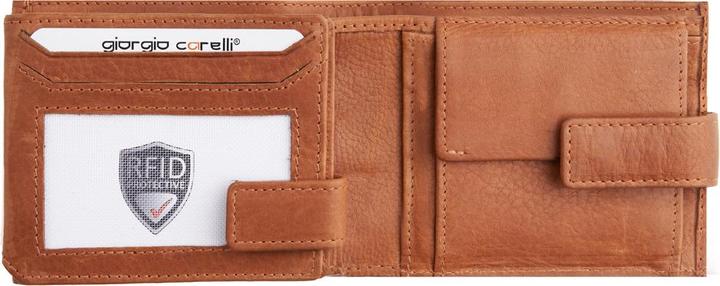 Actual product image Giorgio Carelli Billfold with zipper pocket, RFID