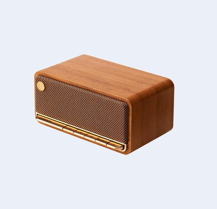 Productafbeelding Edifier MP230 2.0 hout Bluetooth retro look (10 h, Werkt op batterijen)