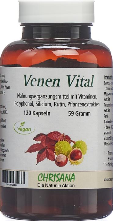 Actual product image Chrisana Venen Vital Kapsel (120 Piece, Capsules, 87 g)