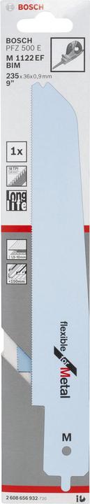 Actual product image Bosch Professional Zubehör Sabre saw blade M 1122 EF for Bosch multi-saw PFZ 500 E