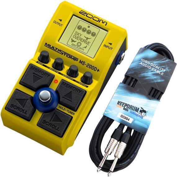 Produktbild Zoom Effektgerät MS-200D+ für Gitarre mit Kabel (Gitarre)