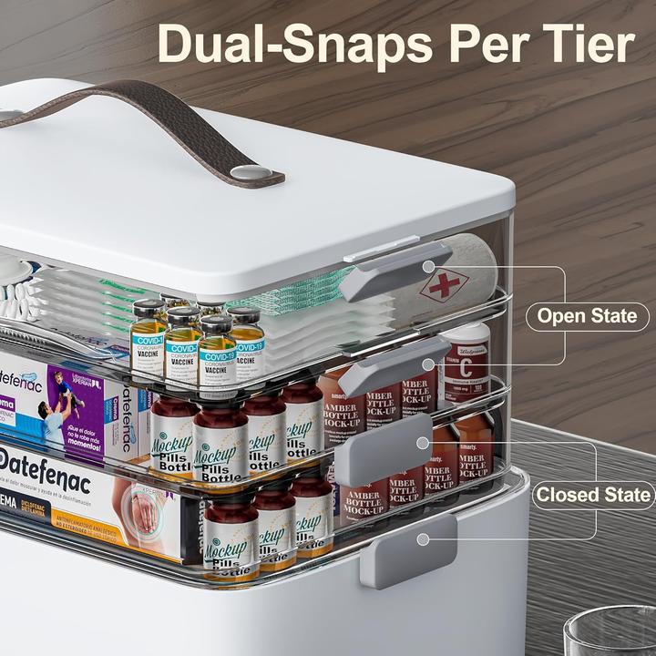 Produktbild Ctime Medikamentenbox-Set mit Pillenorganizer