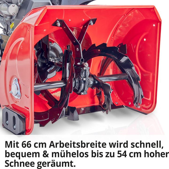 Produktbild Hecht Benzin Schneefräse 9666 (66.50 cm)