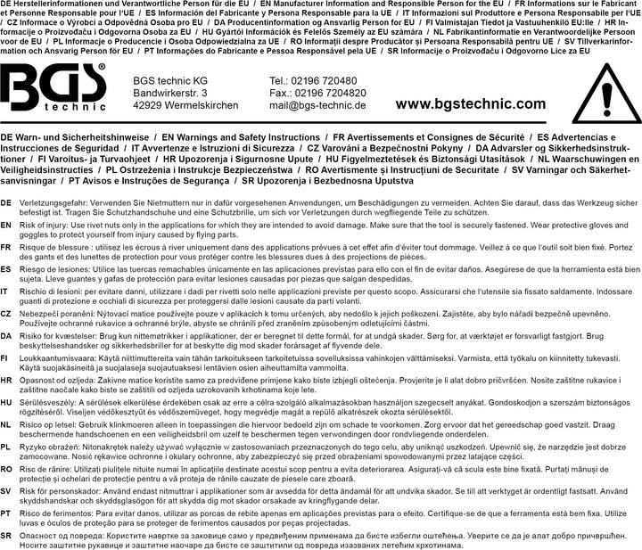 Actual product image BGS Rivet Nuts Assortment | Aluminium | 150 pcs.