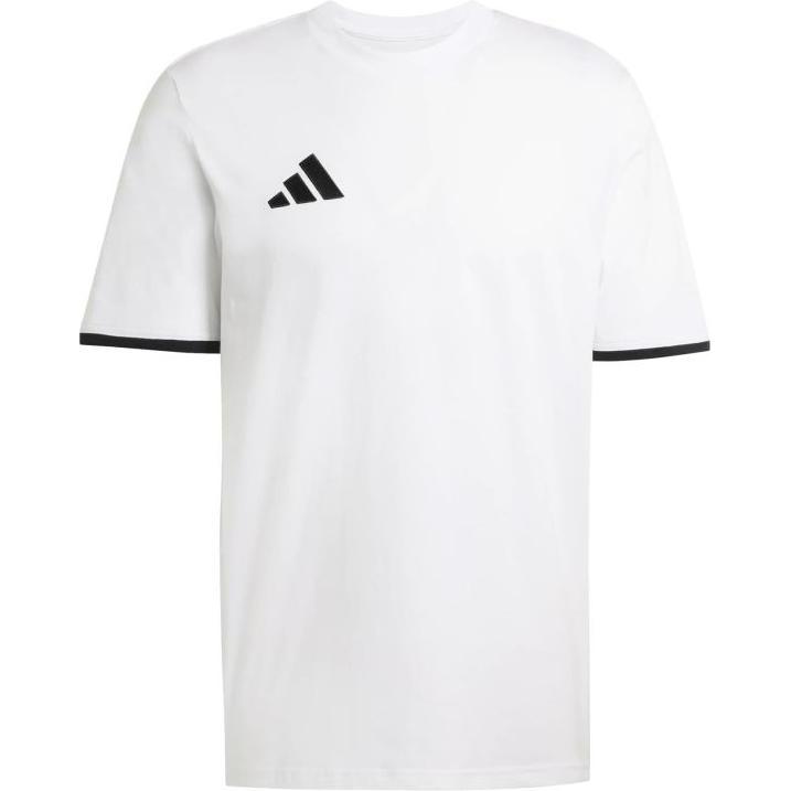 Adidas, Uomini, Maglietta sportiva, Men's Entrada26 Tee, White/Black, XXL (XXL), Bianco, Nero, XXL