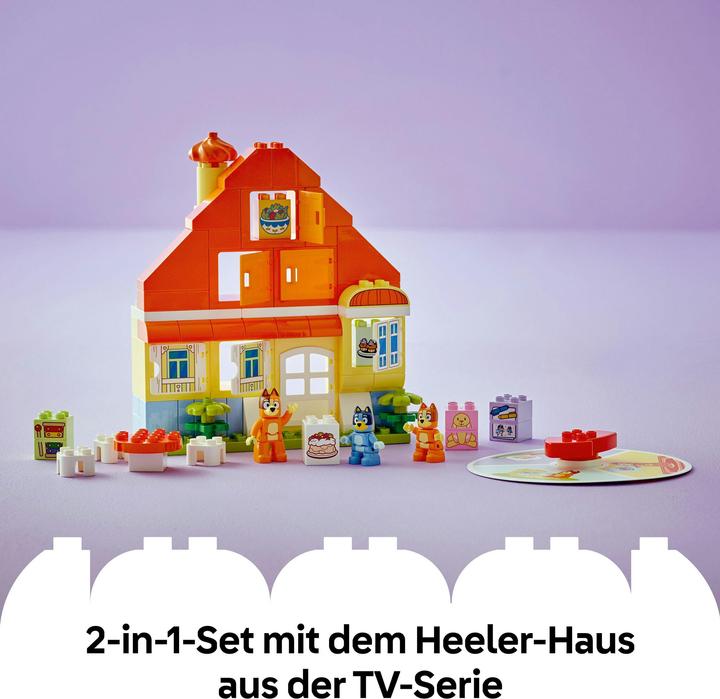 Image du produit LEGO La maison familiale de Bluey avec jeu de mémoire (10459)