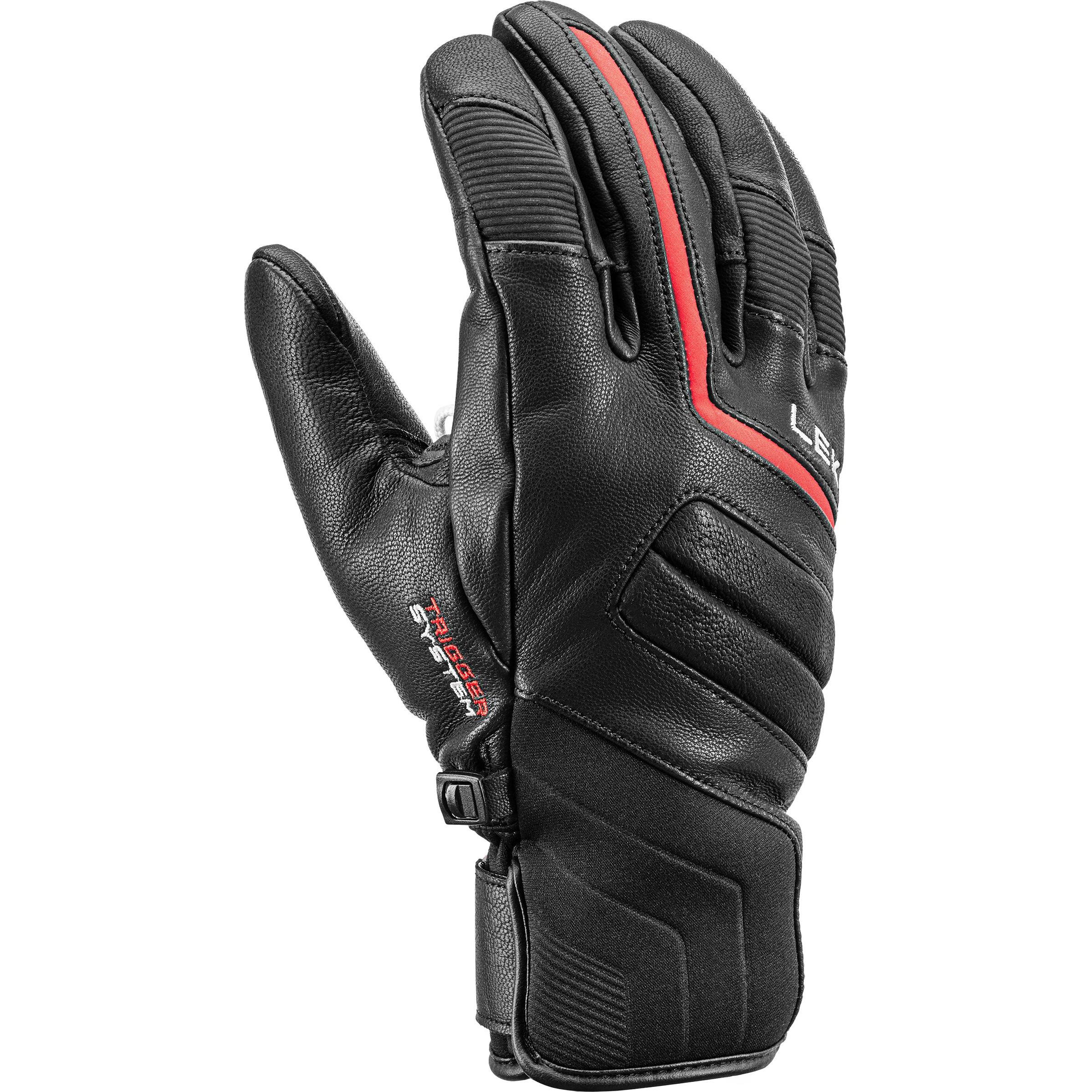 Leki, Herren, Handschuhe, LE RĘK Phoenix 3D black/red 10.0, Schwarz, (10)