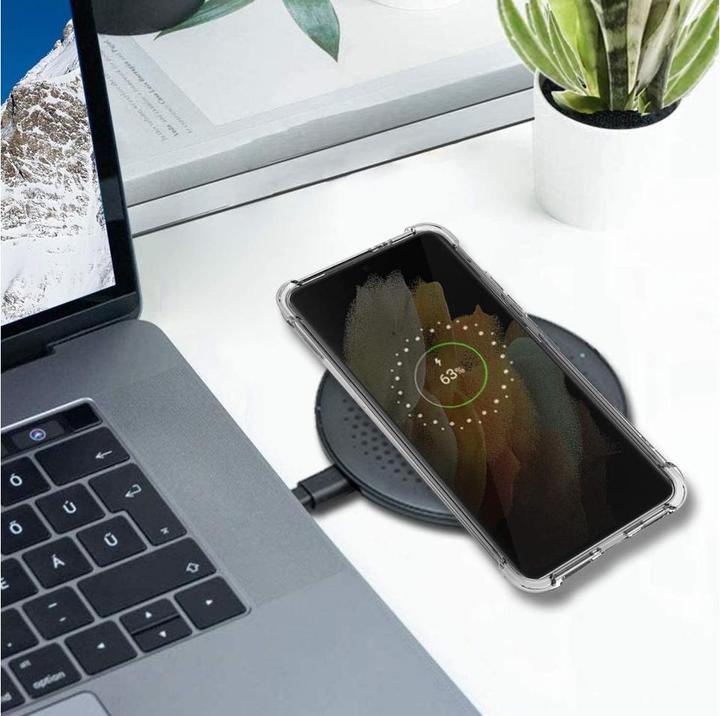 Immagine prodotto Screenguard Samsung Galaxy S21 Custodia Crystal Soft Airbag Bumper (Samsung Galaxy S21)