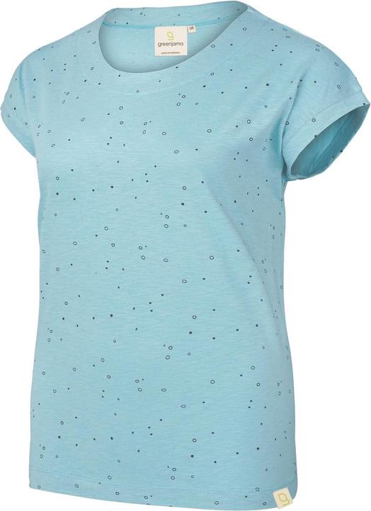 greenjama T-Shirt Slub Jersey mit Druck