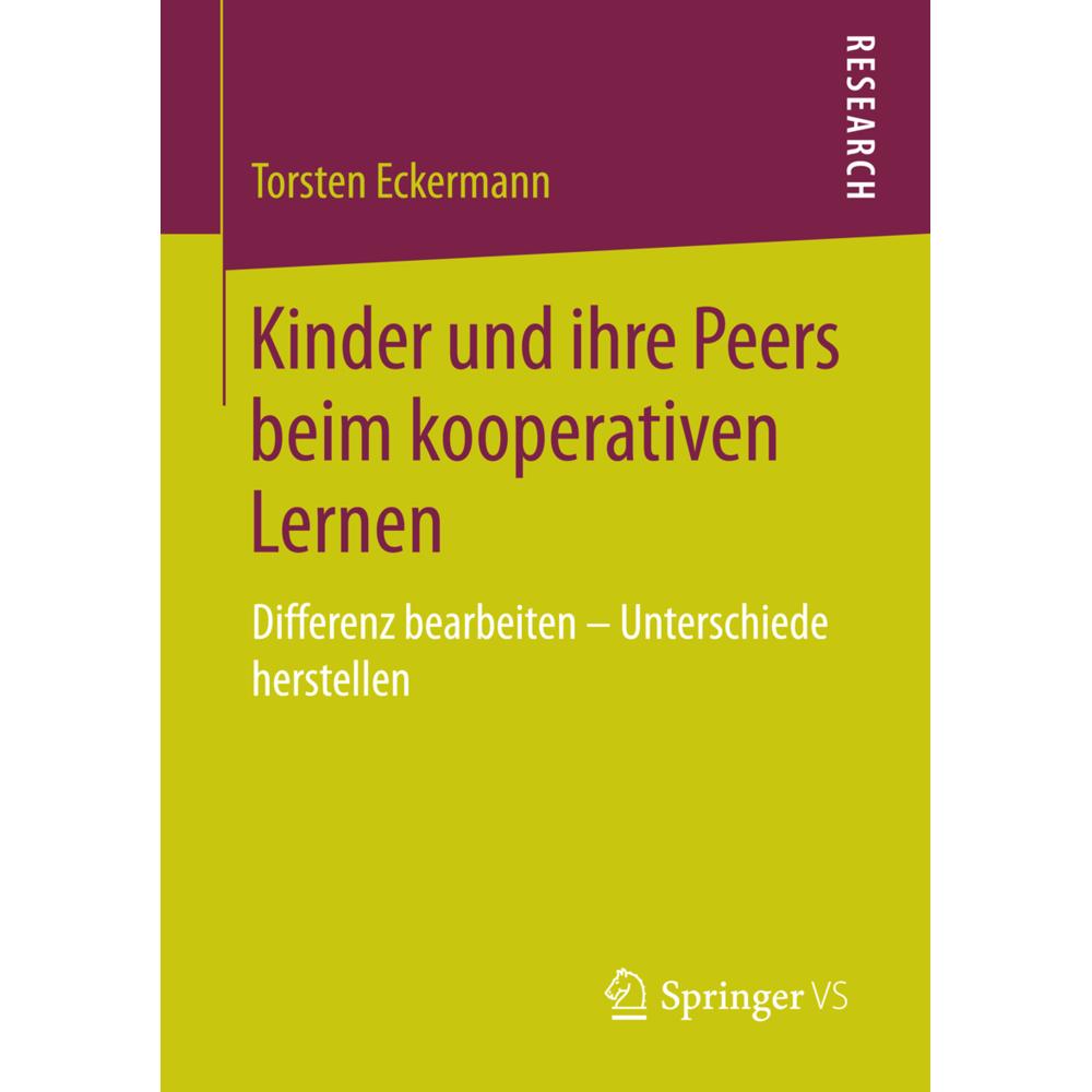 Kinder und ihre Peers beim kooperativen Lernen, Fachbücher von Torsten Eckermann