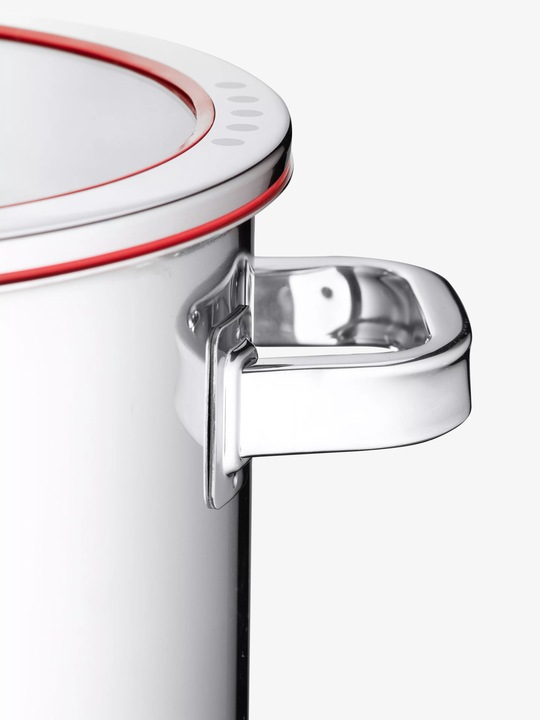 Produktbild WMF Kochtopf Gemüse- Suppentopf Induktion gross 24cm 8,8l Funtion4 Edelstahl 18/10 (24 cm, Kochtopf, Edelstahl)