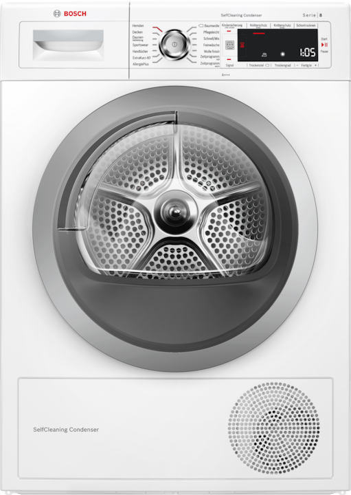 Bosch Hausgeräte WTW875W0 (8 kg, Rechts)