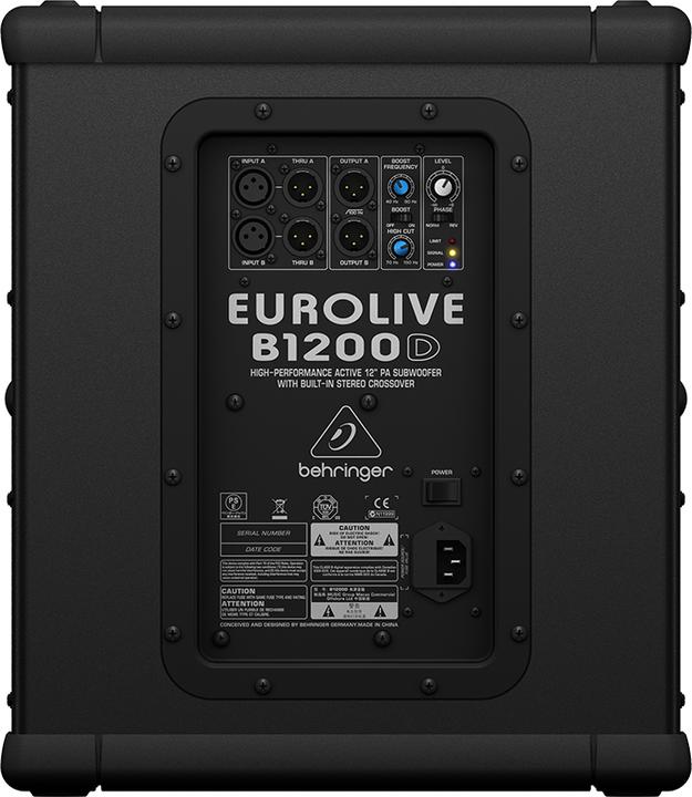 Image du produit Behringer Eurolive B1200D-PRO (Subwoofer actif)