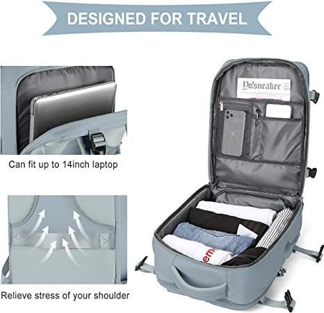 Actual product image Only-Bags.Store Large Travel Backpack, Hand Luggage Backpack, Hiking Backpack Waterproof Outdoor Sports Backpack
