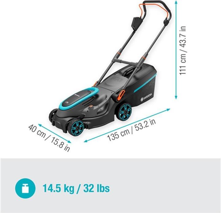 Productafbeelding Gardena Accu Grasmaaier PowerMax 37/36V P4A solo (Oplaadbare batterij)
