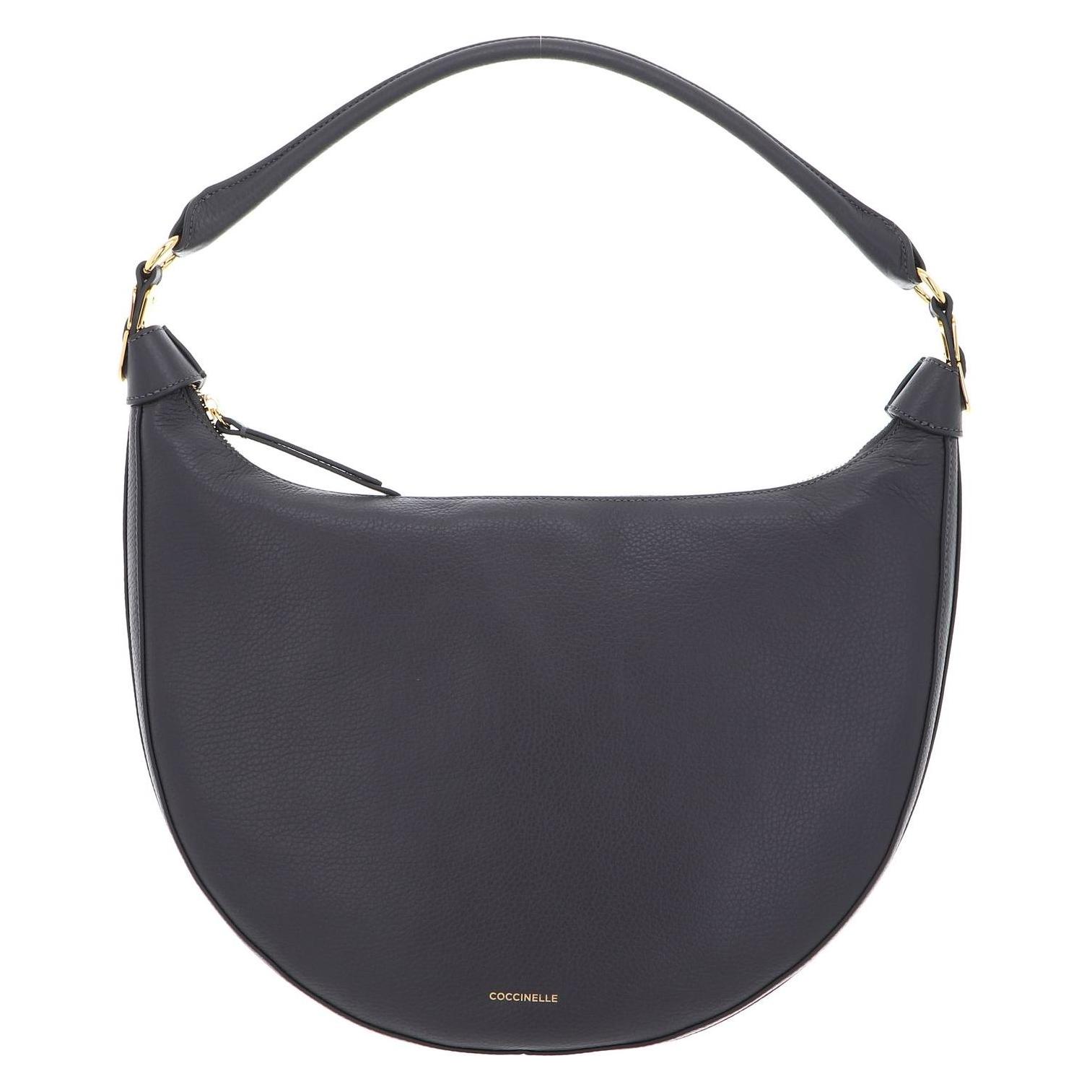 Coccinelle, Damen, Handtasche, Sunnie Handbag Grained Leather, Grau