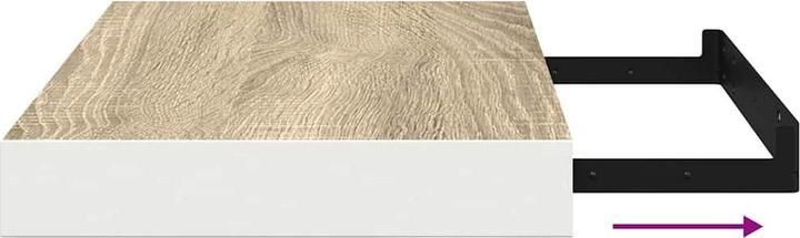 Actual product image vidaXL Wandregal (23 x 23 x 3.80 cm)