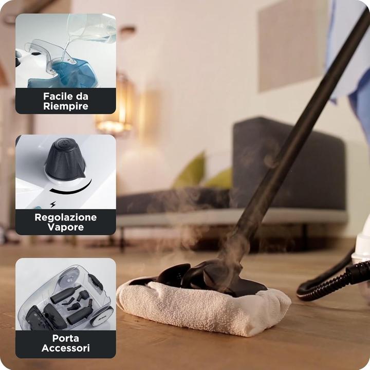 Produktbild Ariete 4146 Dampfreiniger XVapor Deluxe (5 Bar, 1500 W)