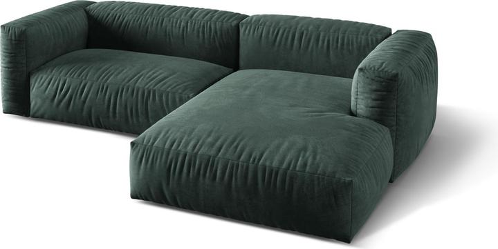 Image du produit Micadoni Canapé D'Angle Droit Modulaire, "Martina", 2 Places, 283x176x75 Fabriqué en Europe (Canapé modulaire, Canapé d'angle)