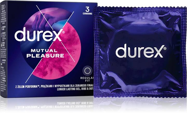Actual product image Durex Mutual Pleasure Condoms - Variant: 3 pcs (3 pcs.)