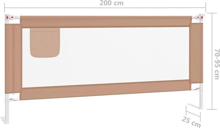 Actual product image vidaXL Quincy (200 x 25 x 70 cm)