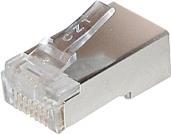 Produktbild Rutenbeck TP-Stecker TP, S-UTP,100-Pack,ohne Tülle, Einfädelkamm eingespritzt, für Flachkabel (Netzwerkkabel Stecker)