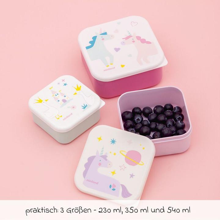 Produktbild Miniland Snackbox-3 Fantasy