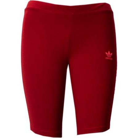 adidas, Damen, Sporthose, Cycling Short Hot Pant Damen Hose Radhose Sporthose Rot EK2985 34 (34), Rot, 34