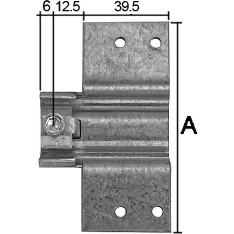 Simonswerk, Türbeschlag + Scharnier, Anschraubtaschen V 3610
