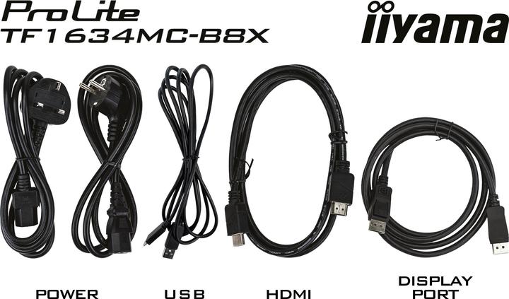 Produktbild iiyama TF1634MC-B8X (1920 x 1080 Pixel, 15.60")