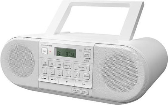 Image du produit Panasonic RX-D552 Digital 20 W White (DAB, DAB+ DAB, FM, Bluetooth)