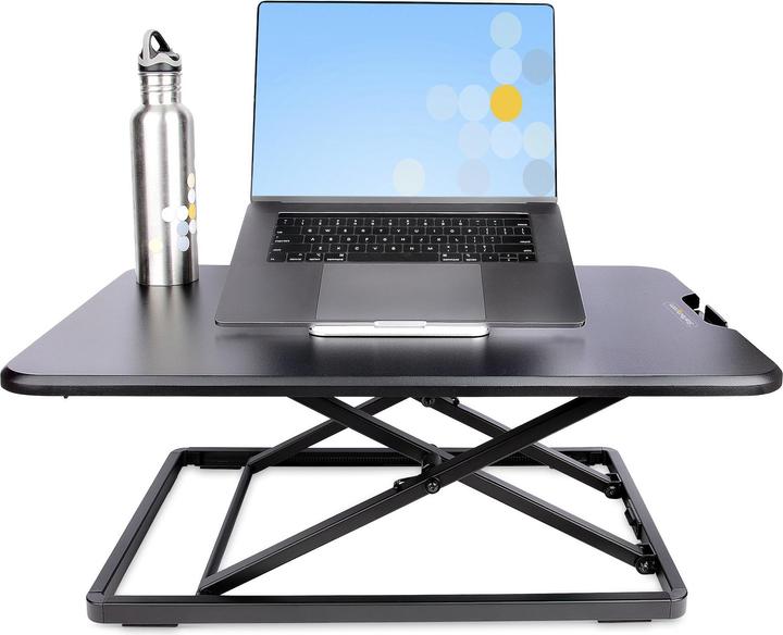 Actual product image StarTech com LAPTOP-SIT-STAND, Noir, 45 - 405 mm, 40,5 cm, 8 kg, Acier, 470 mm