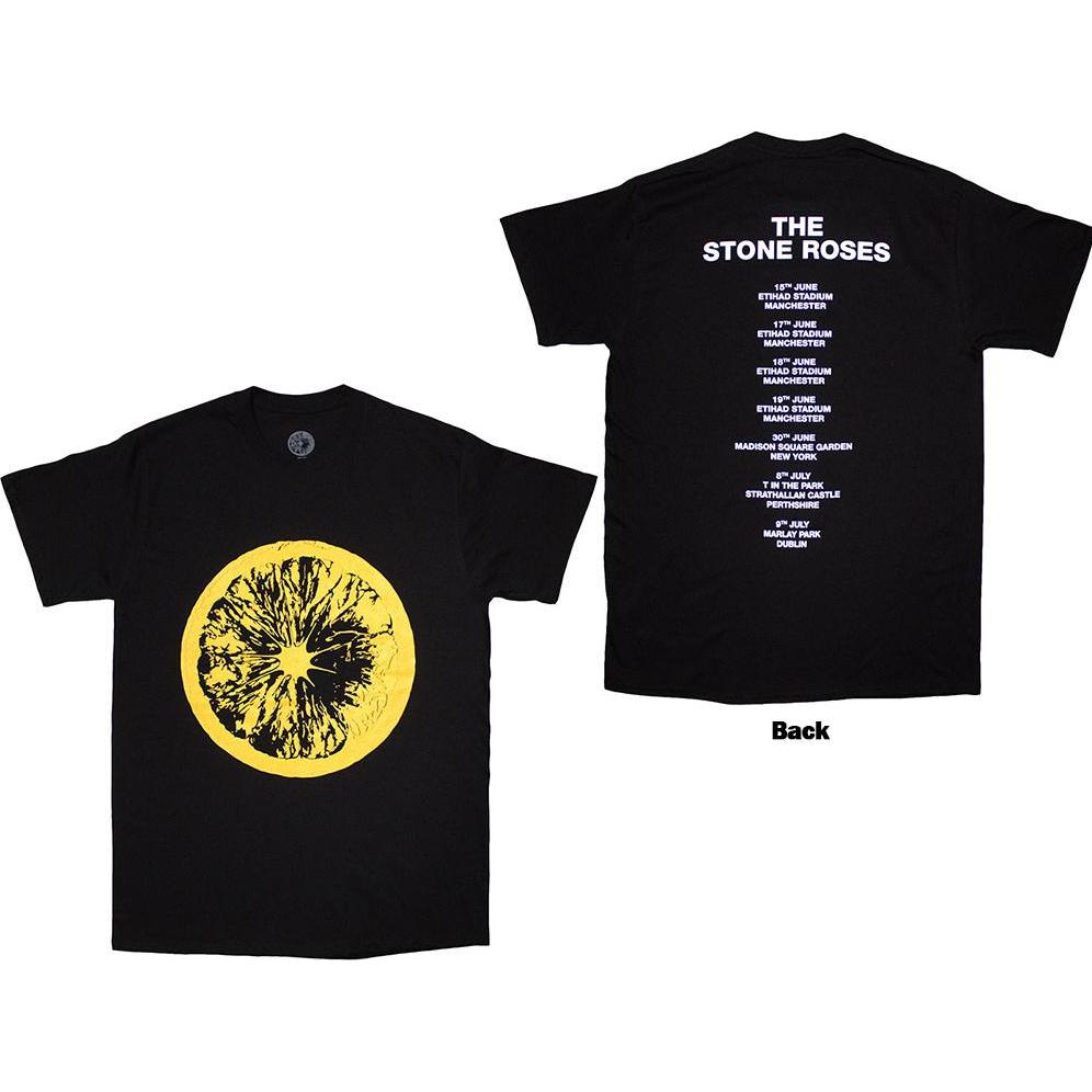 The Stone Roses, Uomini, Maglietta, Tour 2016 Back Print, Nero, (M)