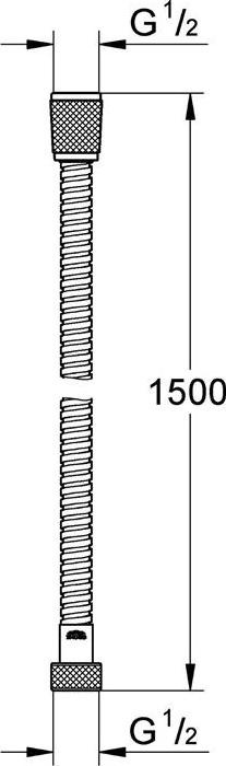 Immagine prodotto Grohe Relexaflex metallo a lunga durata (150 cm)