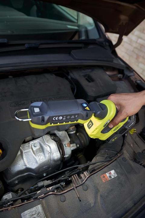 Actual product image Ryobi R18ALP-0 Battery-powered rotating room lamp (900 lm)